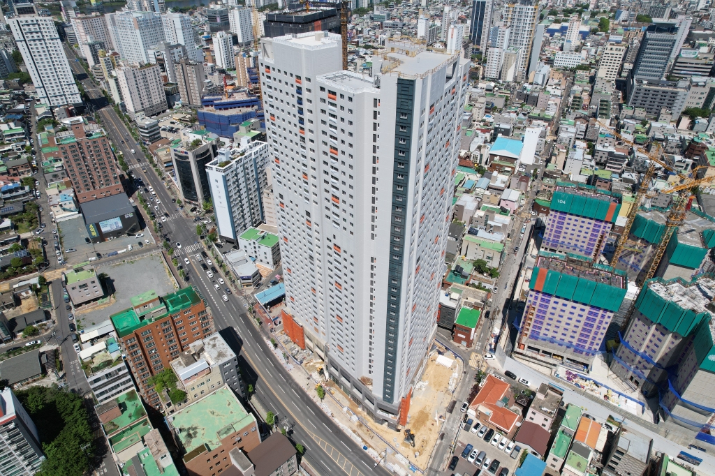 울산 신정동 주상복합 현장(e편한세상 신정 스카이하임 현장)
